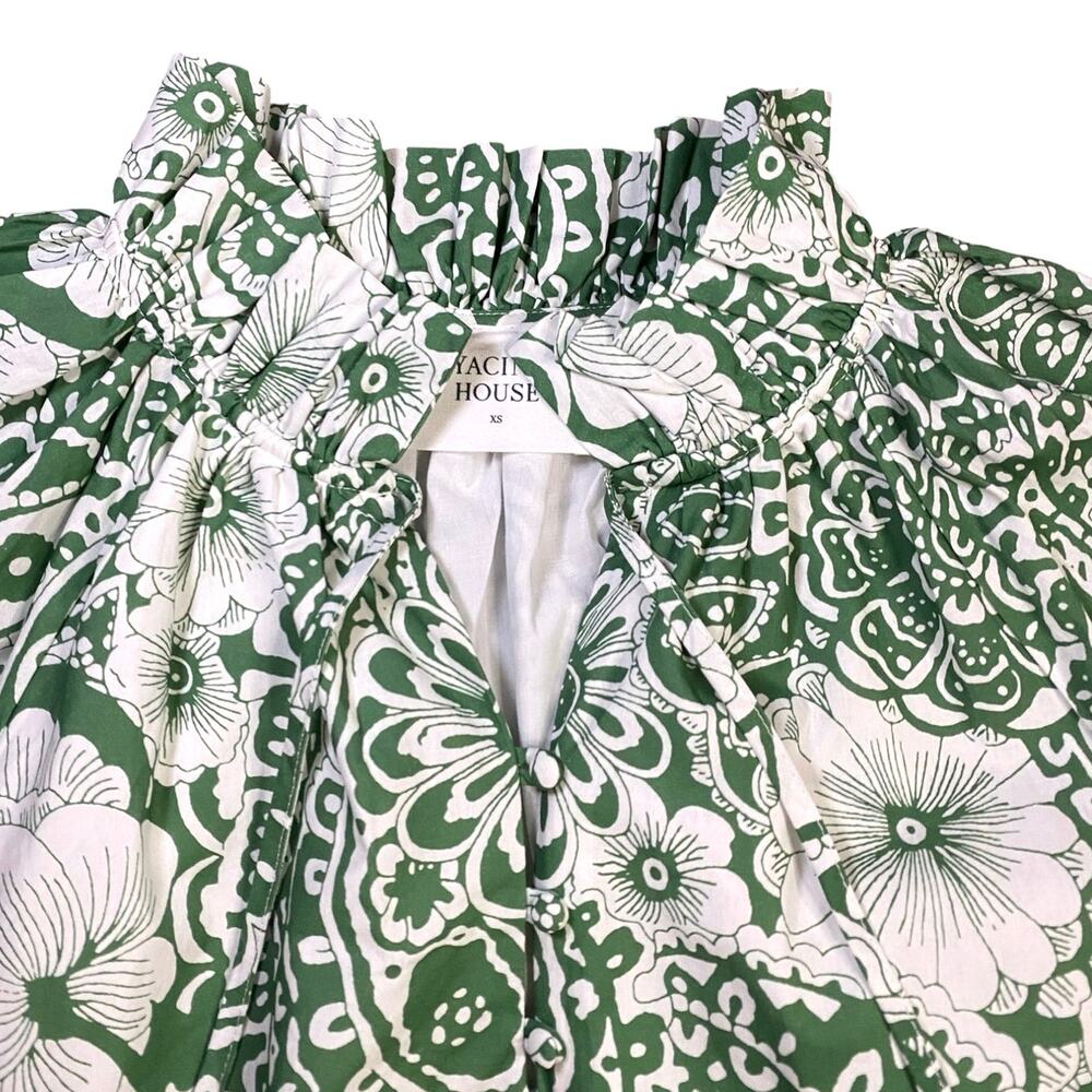 Hyacinth House x Tuckernuck Floral Ruffle Thea Blouse - XS - Picture 3 of 4